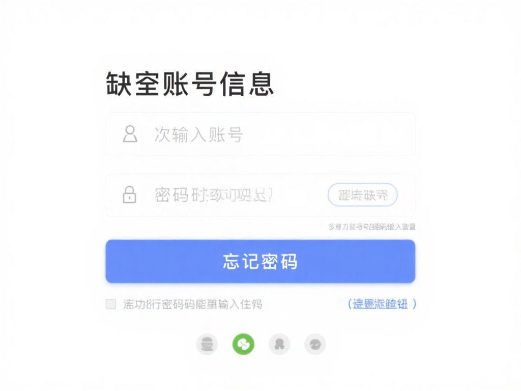 核对账号信息
确保输入的账号、密码正确无误。如果