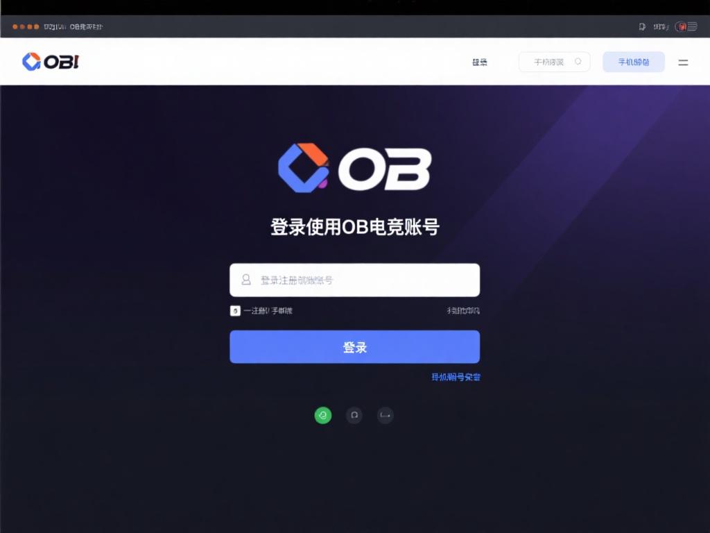 OB电竞账号充值流程详解及常见问题解决方案 1. 登录您的OB电竞账号
首先,进入OB电竞平
